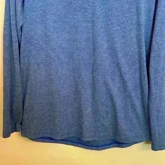 Under Armour Heatgear Threadborne 3 Button Long Sleeve Top Size Medium - Picture 3 of 8